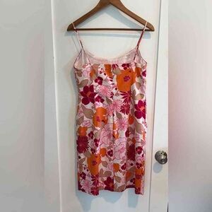 Floral Print Women's Slip Dress